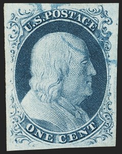 Sale Number 1166, Lot Number 596, 1c-3c 1851-56 Issue (Scott 5A-11A)