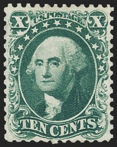 Sale 1166, Lot 659, 1875 Reprint of 1857-60 Issue (Scott 40-47)