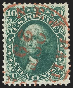 Sale 1166, Lot 667, 1861-66 Issue (Scott 56-78)