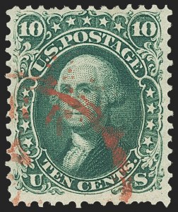 Sale 1166, Lot 668, 1861-66 Issue (Scott 56-78)
