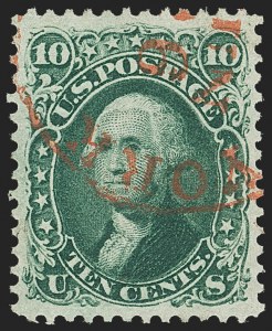 Sale 1166, Lot 674, 1861-66 Issue (Scott 56-78)