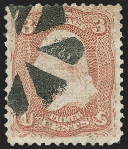 Sale 1166, Lot 700, 1867-68 Grilled Issue (Scott 79-101)
