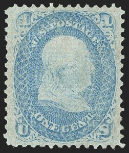 Sale 1166, Lot 704, 1867-68 Grilled Issue (Scott 79-101)