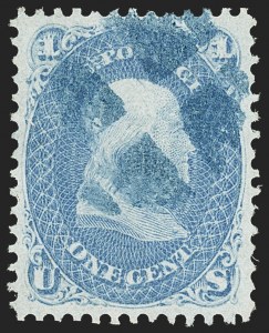 Sale 1166, Lot 705, 1867-68 Grilled Issue (Scott 79-101)