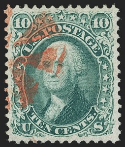 Sale 1166, Lot 707, 1867-68 Grilled Issue (Scott 79-101)