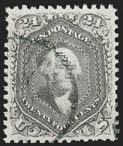 Sale 1166, Lot 710, 1867-68 Grilled Issue (Scott 79-101)