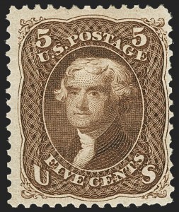 Sale 1166, Lot 720, 1875 Re-Issue of 1861-66 Issue (Scott 102-111)