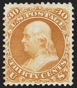 Sale 1166, Lot 727, 1875 Re-Issue of 1861-66 Issue (Scott 102-111)