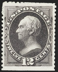 Sale 1166, Lot 792, 1875 Continental Bank Note Co. Hard Paper Special Printing (Scott 167-175)