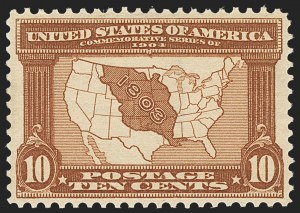 Sale 1166, Lot 935, 1904-07 Louisiana Purchase, Jamestown Issues (Scott 323-330)