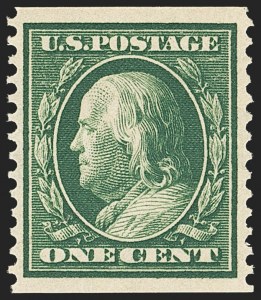 Sale 1166, Lot 979, 1910-13 Washington-Franklin Issue (Scott 374-396)