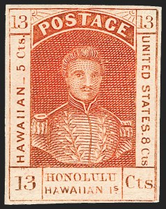 Sale 1172, Lot 1017, 1853-89 Kamehameha III Issues (Scott 5-7)