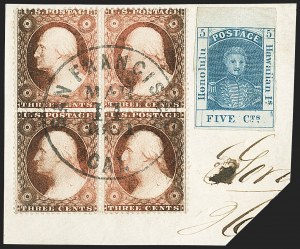 Sale 1172, Lot 1029, 1853-89 Kamehameha III Issues, Re-Issues and Reprints (Scott 8-11)