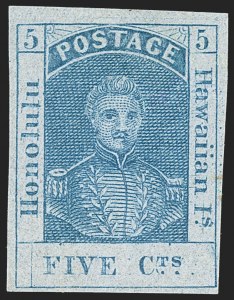 Sale 1172, Lot 1038, 1853-89 Kamehameha III Issues, Re-Issues and Reprints (Scott 8-11)