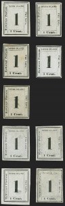 Sale 1172, Lot 1086, 1859-65 Numeral Issues, cont. (Scott 14-16)