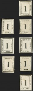 Sale 1172, Lot 1128, 1859-65 Numeral Issues, cont. (Scott 17-23)