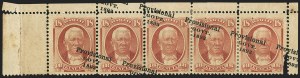 Sale 1172, Lot 1321, 1893 Provisional Government Issue, cont. (Scott 71-73)