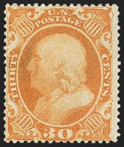 Sale 1172, Lot 518, 1857-60 Issue & 1875 Reprint (Scott 19-46)