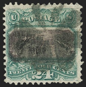 Sale 1172, Lot 552, 1869 Pictorial Issue Inverts (Scott 119b-120b)