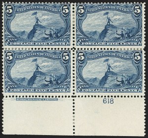 Sale 1172, Lot 595, 1898 Trans-Mississippi Issue (Scott 285-293)