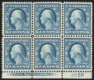 Sale 1172, Lot 655, 1910-13 Washington-Franklin Issue (Scott 374-396)