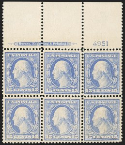 Sale 1172, Lot 656, 1910-13 Washington-Franklin Issue (Scott 374-396)