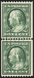 Sale 1172, Lot 657, 1910-13 Washington-Franklin Issue (Scott 374-396)