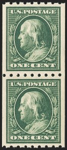 Sale 1172, Lot 660, 1910-13 Washington-Franklin Issue (Scott 374-396)
