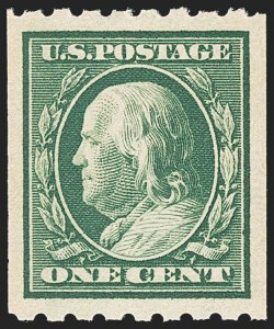 Sale 1172, Lot 661, 1910-13 Washington-Franklin Issue (Scott 374-396)