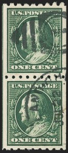 Sale 1172, Lot 663, 1910-13 Washington-Franklin Issue (Scott 374-396)
