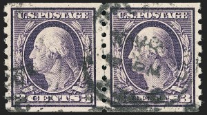 Sale 1172, Lot 674, 1910-13 Washington-Franklin Issue (Scott 374-396)