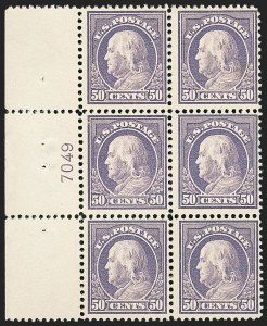 Sale 1172, Lot 718, 1912-14 Washington-Franklin Issue (Scott 405-423)