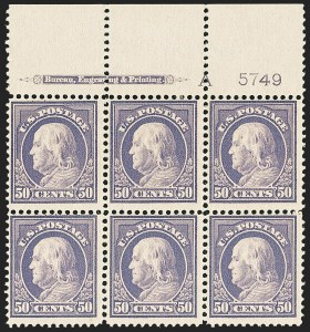 Sale 1172, Lot 720, 1912-14 Washington-Franklin Issue (Scott 405-423)