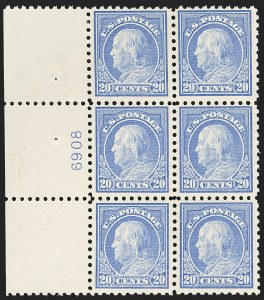 Sale 1172, Lot 727, 1913-15 Washington-Franklin Issues (Scott 424-446)