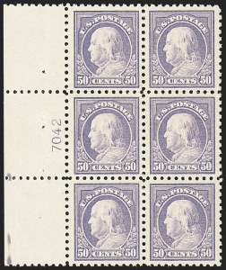 Sale 1172, Lot 731, 1913-15 Washington-Franklin Issues (Scott 424-446)