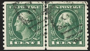Sale 1172, Lot 738, 1913-15 Washington-Franklin Issues (Scott 424-446)