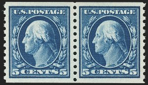 Sale 1172, Lot 754, 1913-15 Washington-Franklin Issues (Scott 447-461)