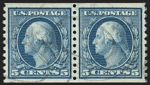 Sale 1172, Lot 785, 1913-15 Washington-Franklin Issues (Scott 447-461)