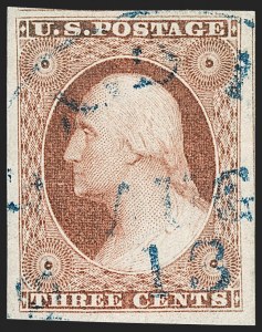 Sale Number 1174, Lot Number 10, 1851-56 Issue (Scott 5-17)