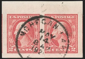 Sale 1174, Lot 179, 1912-15 Washington-Franklin Issue (Scott 405-461)