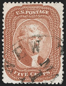 Sale 1174, Lot 22, 1857-60 Issue (Scott 18-39)