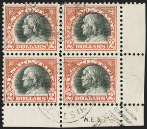Sale 1174, Lot 220, 1917-22 Issues (Scott 498-544)