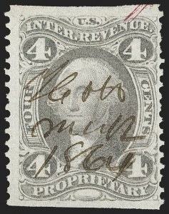 Sale 1174, Lot 324, Revenues, First Issue