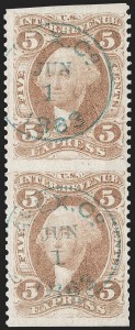 Sale 1174, Lot 325, Revenues, First Issue