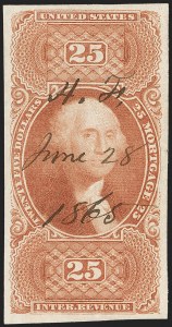 Sale 1174, Lot 354, Revenues, First Issue cont.