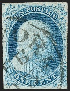 Sale 1174, Lot 5, 1851-56 Issue (Scott 5-17)