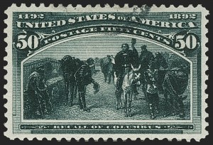 Sale Number 1174, Lot Number 85, 1c-50c 1893 Columbian Issue (Scott 230-240)