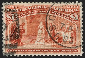 Sale Number 1174, Lot Number 92, $1.00-$5.00 1893 Columbian Issue (Scott 241-245)