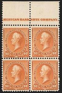 Sale 1175, Lot 526, 1890-93 Issue (Scott 219-229)