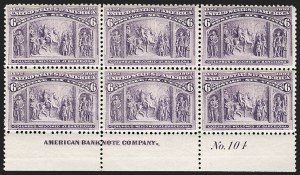 Sale 1175, Lot 533, 1893 Columbian Issue (Scott 230-245)